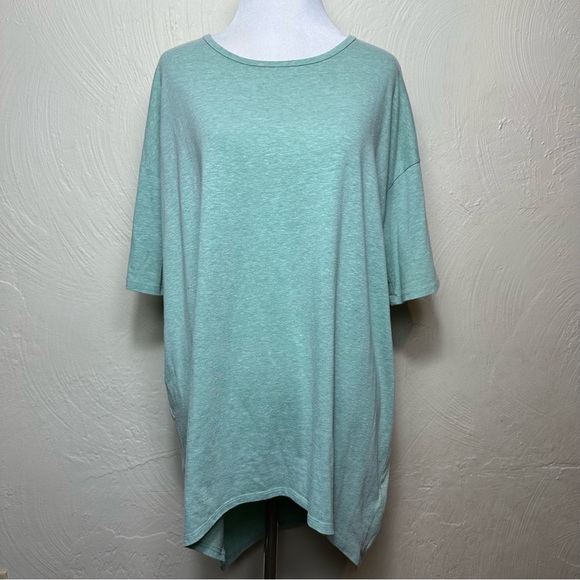 LuLaRoe Irma Tunic Sea Green XS! - Picture 1 of 5
